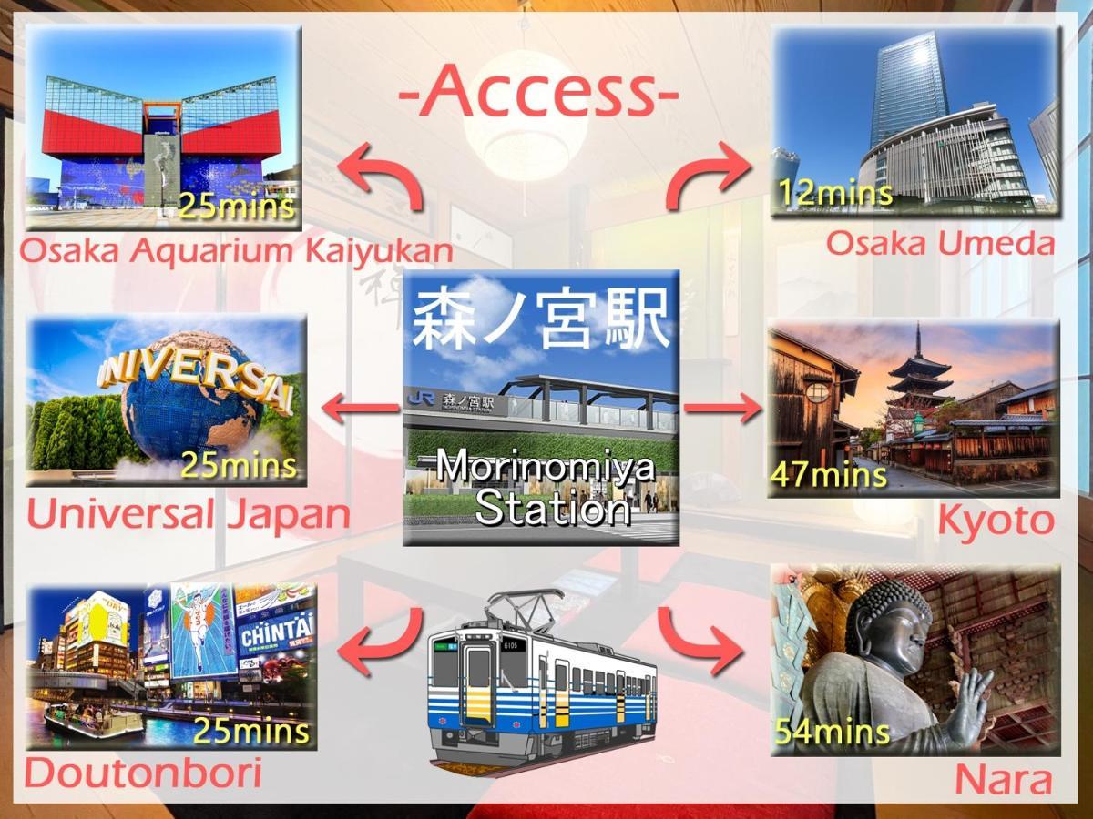 Guesthouse中道 Osaka Ngoại thất bức ảnh